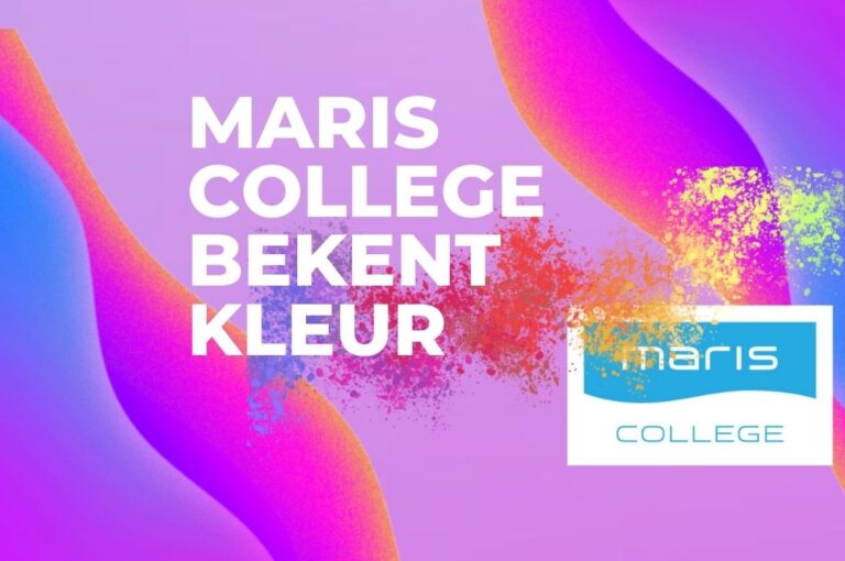 Maris College kleurt paars op Paarse Vrijdag