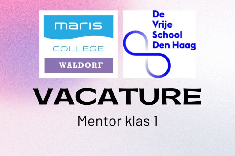 Vacature: mentor klas 1 Maris Waldorf